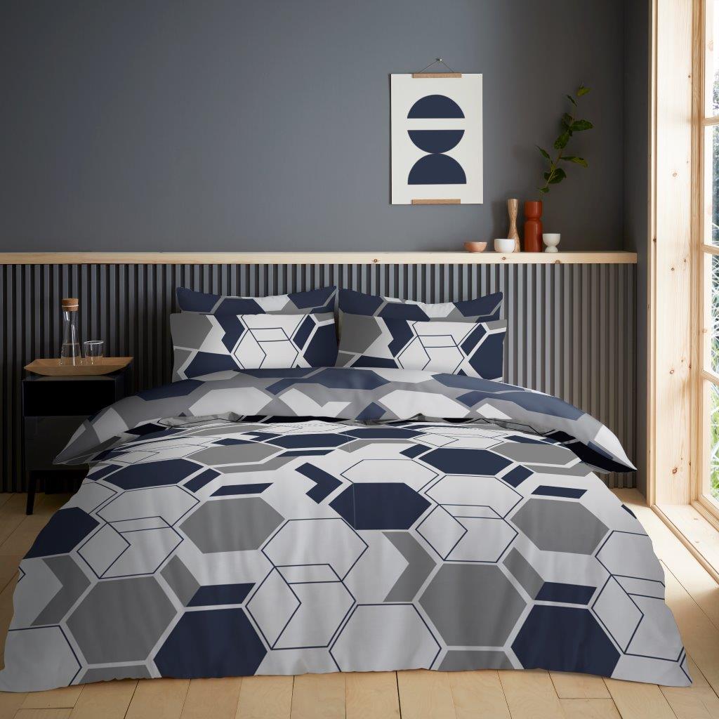 4 Pcs Complete Duvet Cover Set With Matching Bed Sheet & Pillowcases Essentials Single Double King