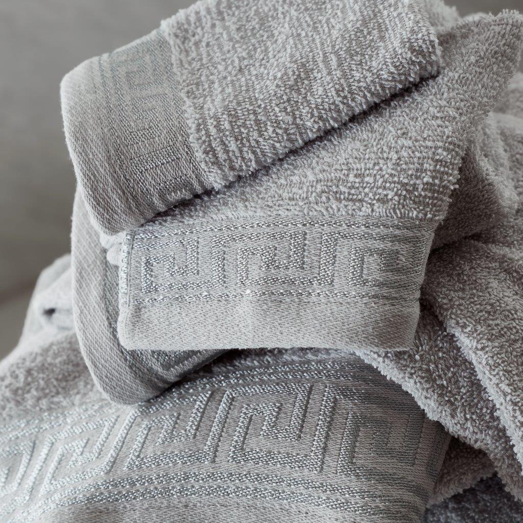 Regent Greek Towels – 100% Egyptian Cotton Towel Set – Luxury Hotel Quality Bath Towels – Soft & Absorbent – Large, Hand & Face Towels – Quick Dry –Bath Sheet, Bath Towel, Face Towel, Jumbo Bath Sheet