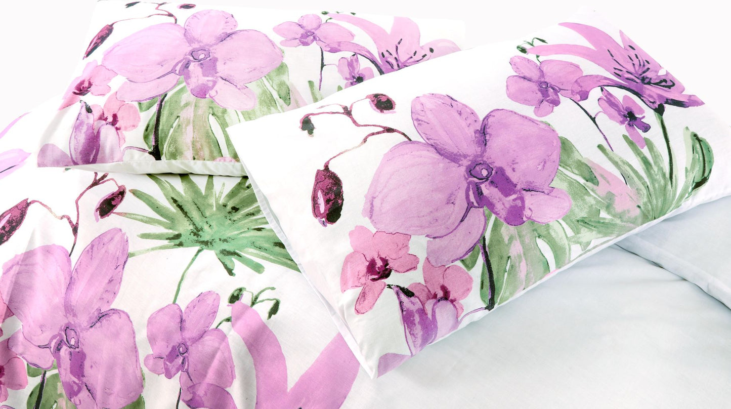 Lily Polycotton Duvet Cover Set – Soft Quilt Bedding Set with Pillowcases Single, Double, King, SuperKing