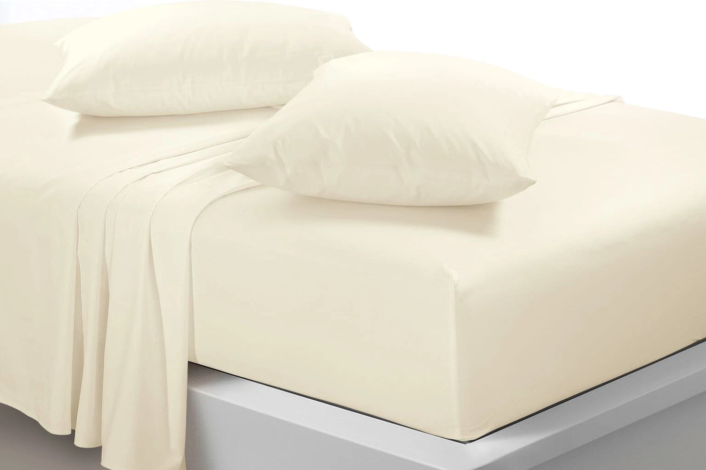 Soft Microfibre Fitted Sheet Deep Pocket 10 inch (25 cm) Easy Care Bottom Sheet