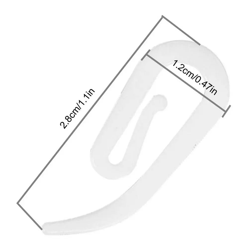 Curtain Hooks Plastic Header Tape Drapery Hooks