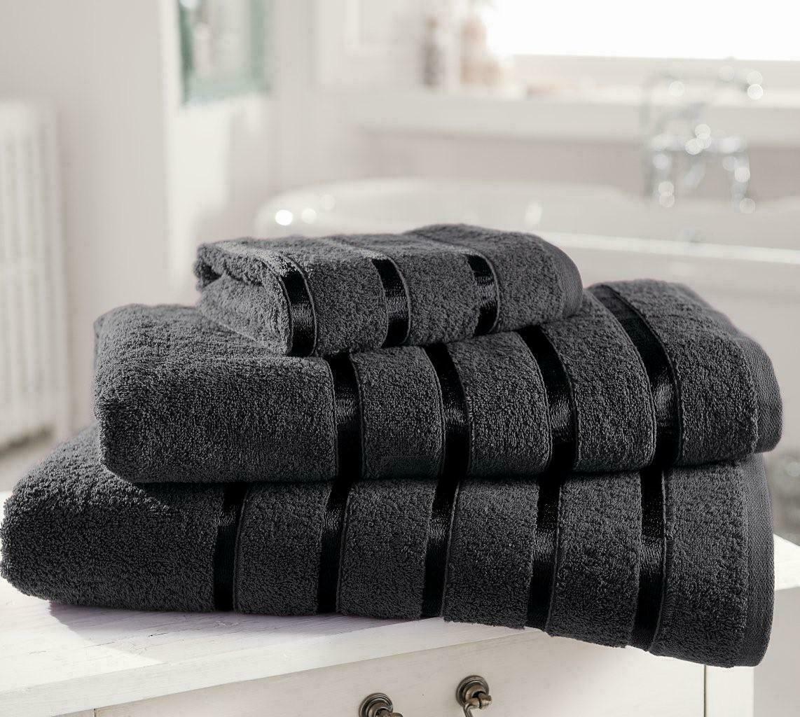 Kensington Stripe Egyptian Cotton Towels Bath Sheets Soft Absorbent