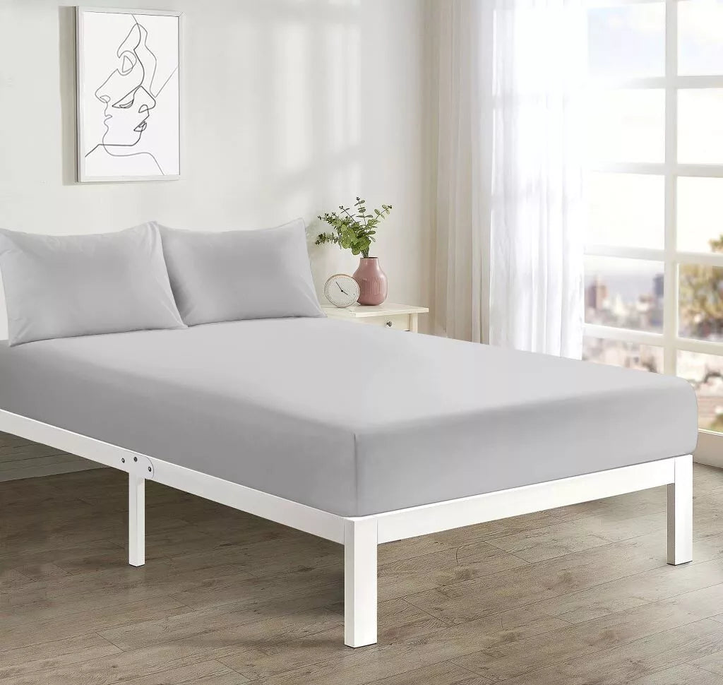 Soft Microfibre Fitted Sheet Deep Pocket 10 inch (25 cm) Easy Care Bottom Sheet
