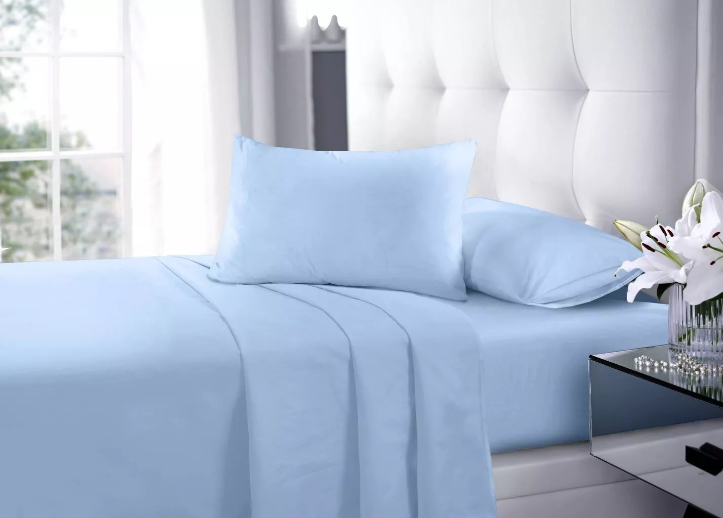Soft Microfibre Fitted Sheet Deep Pocket 10 inch (25 cm) Easy Care Bottom Sheet