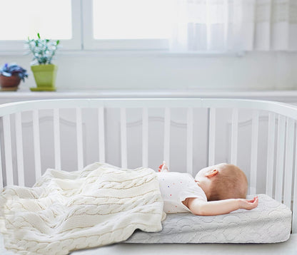 Bassinet  Baby Wedge Pillow Pram Cot Bed Acid Reflux Colic Congestion, Helps Sleeping, Feeding, Baby Anti Baby Spit Milk Nursing