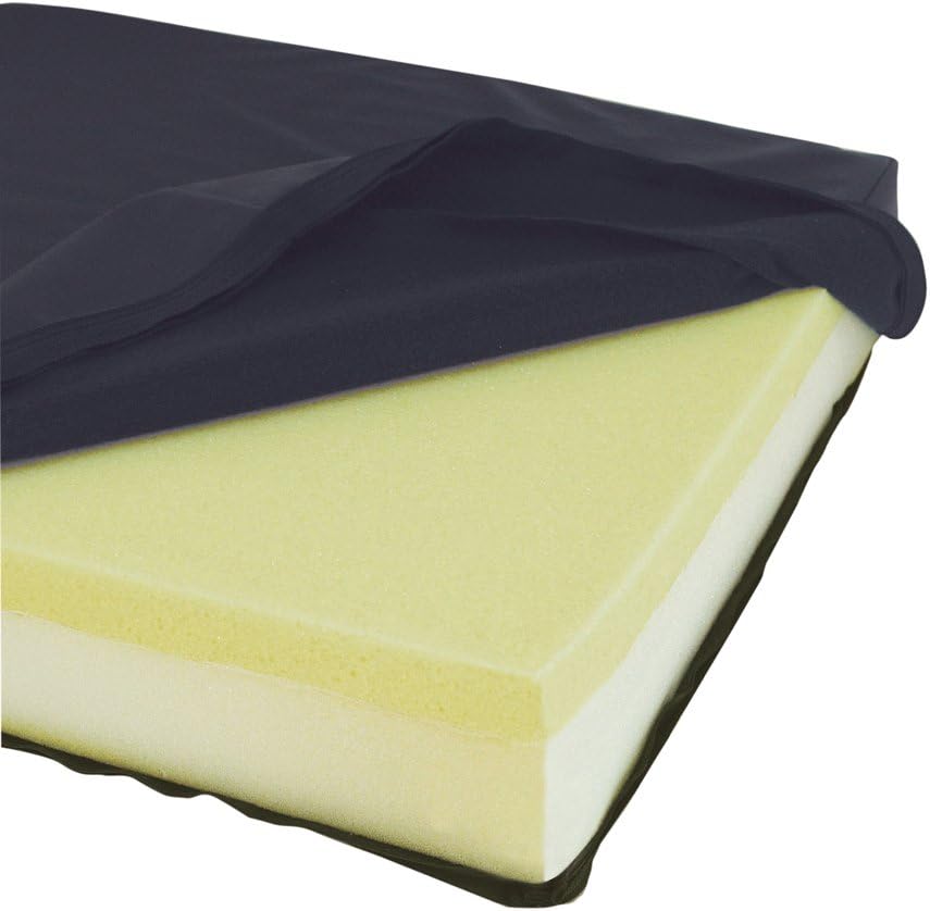 Memory Foam Soft touch Vinyl Covered Wheelchair/Seat Cushion Full Support, Elderly, Comfort Seat Aid, Multiple uses, Chair Cushion, Scooter, Everyday use Wipe Clean with Fixing Straps