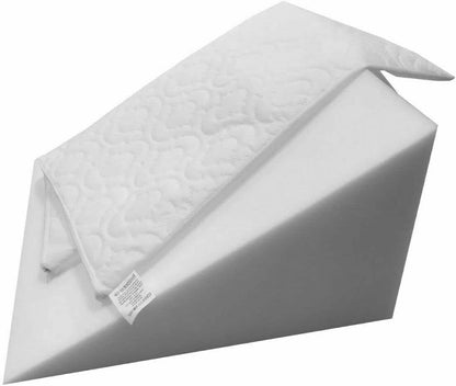 Bed Wedge Pillow with 100% Memory Foam Top | GERD | Wedge Pillow for Sleeping and Acid Reflux, Heartburn, Snoring Pillow & Respiratory Problems Pregnancy Pillow for Sleeping,Reading & Rest,XL Removable Zipped Cover