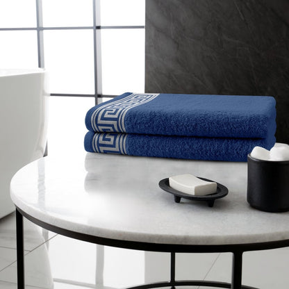 Regent Greek Towels – 100% Egyptian Cotton Towel Set – Luxury Hotel Quality Bath Towels – Soft & Absorbent – Large, Hand & Face Towels – Quick Dry –Bath Sheet, Bath Towel, Face Towel, Jumbo Bath Sheet