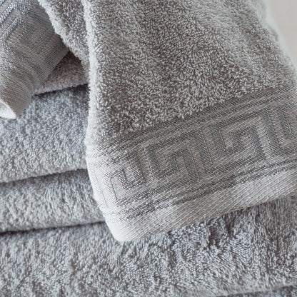 Regent Greek Towels – 100% Egyptian Cotton Towel Set – Luxury Hotel Quality Bath Towels – Soft & Absorbent – Large, Hand & Face Towels – Quick Dry –Bath Sheet, Bath Towel, Face Towel, Jumbo Bath Sheet