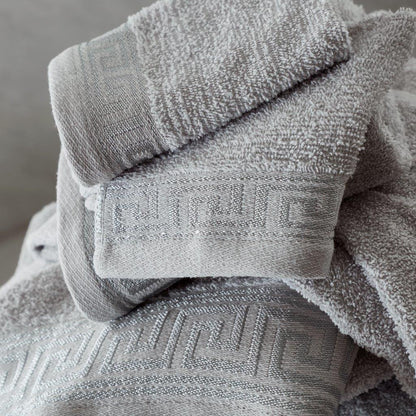 Regent Greek Towels – 100% Egyptian Cotton Towel Set – Luxury Hotel Quality Bath Towels – Soft & Absorbent – Large, Hand & Face Towels – Quick Dry –Bath Sheet, Bath Towel, Face Towel, Jumbo Bath Sheet