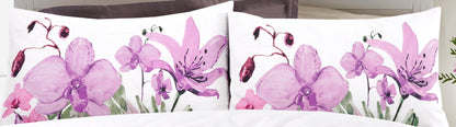 Lily Polycotton Duvet Cover Set – Soft Quilt Bedding Set with Pillowcases Single, Double, King, SuperKing