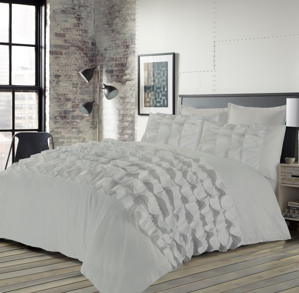 Percilla Duvet Cover & Pillowcase Lightweight Polycotton Soft Quilt Bedding Sets