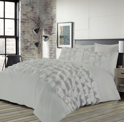 Percilla Duvet Cover & Pillowcase Lightweight Polycotton Soft Quilt Bedding Sets