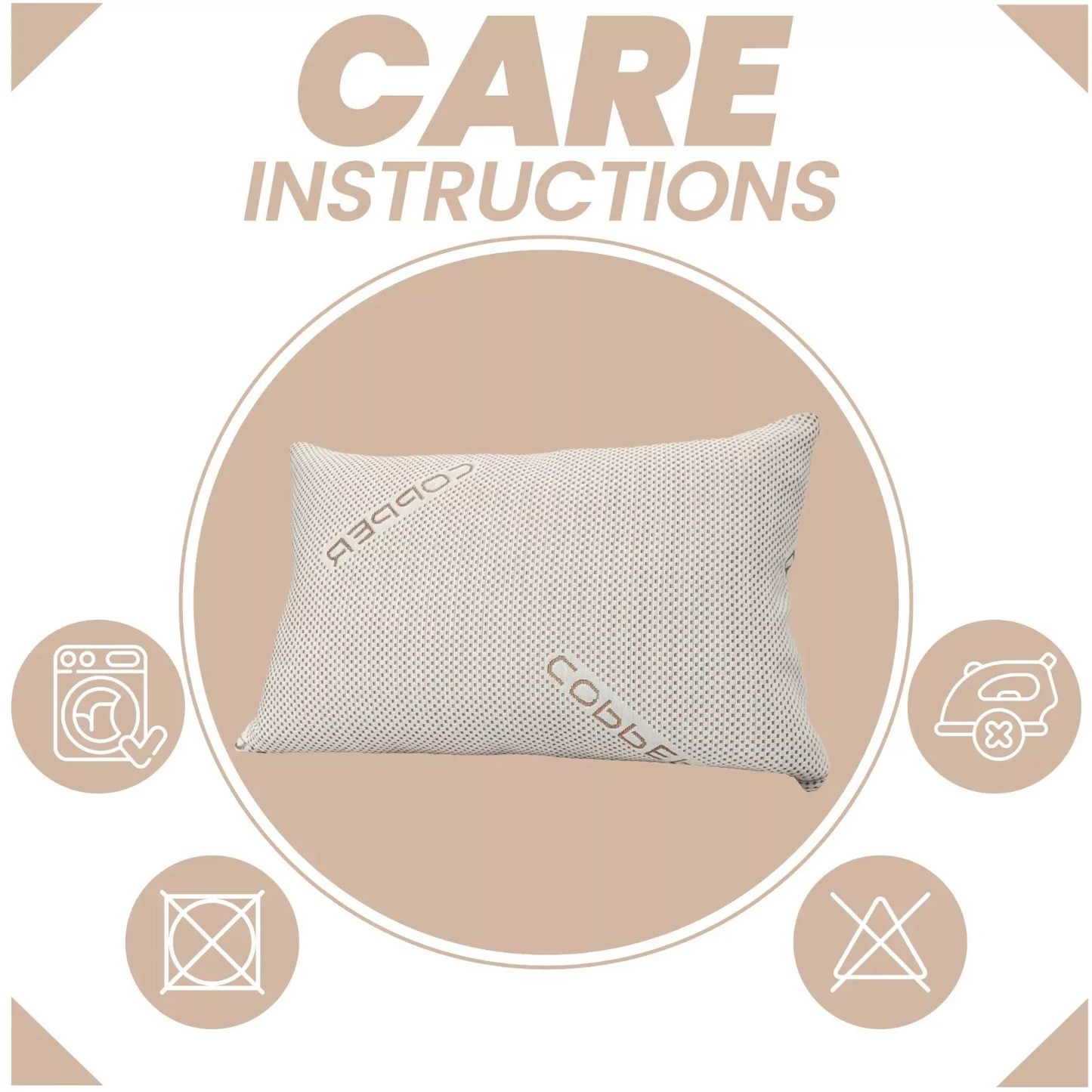 Hotel Quality Luxury Pillow – Soft and Supportive Memory Foam – Lavender Scented for Relaxation – Copper Infused for Freshness – Ice Cool Fabric Keeps You Cool – Breathable, Hypoallergenic, Cooling Pillow for Side and Back Sleepers