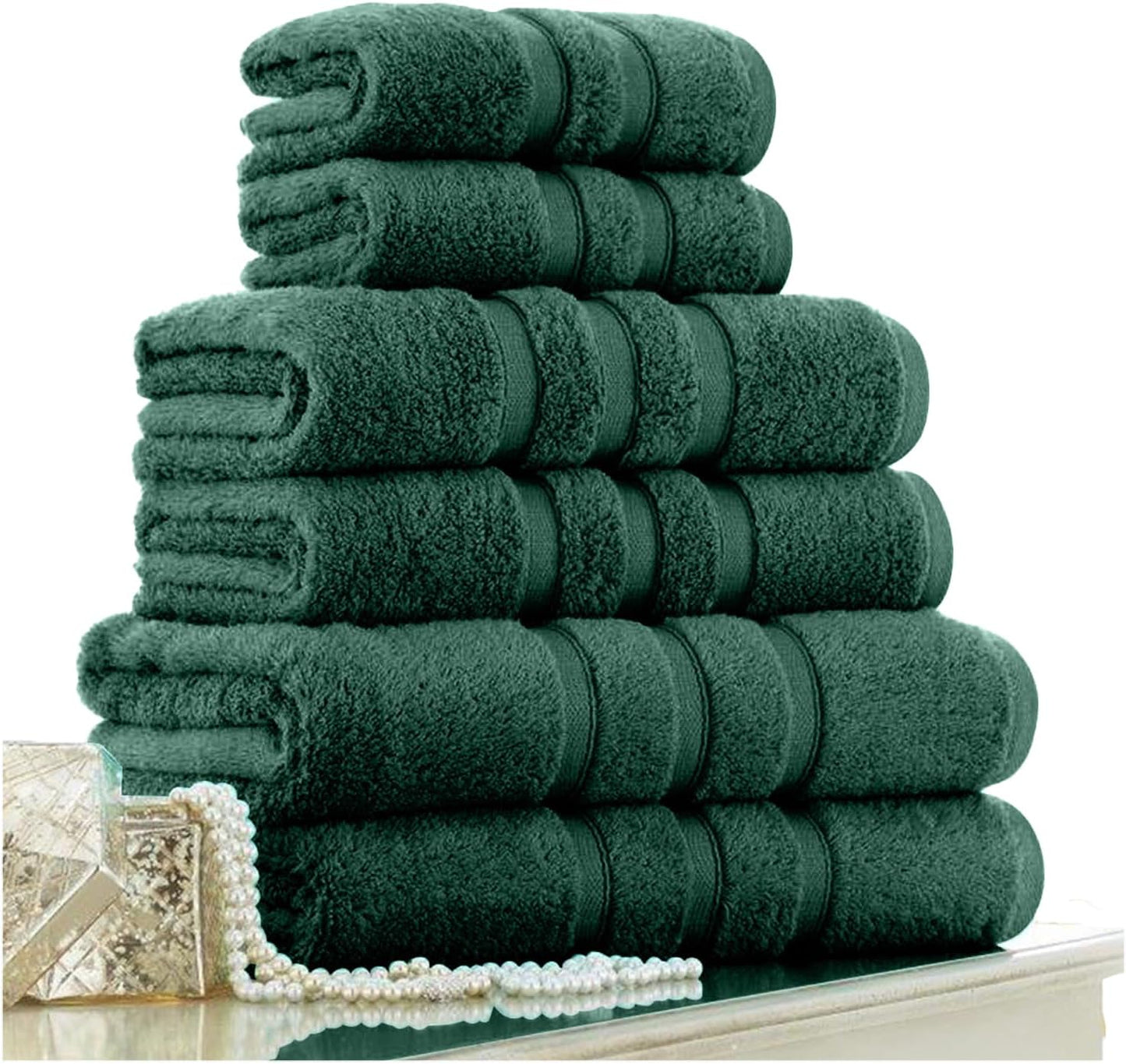 Luxury ZERO TWIST 100% Egyptian Cotton Super Soft 600 GSM Towels Hand Bath Towels Set