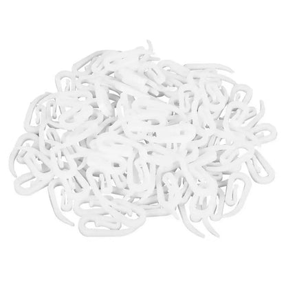 Curtain Hooks Plastic Header Tape Drapery Hooks