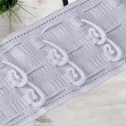 Curtain Hooks Plastic Header Tape Drapery Hooks