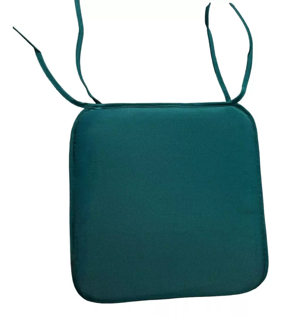 4X Chair Seat Pads Cushions Tie on Dining Chair Cushion for Garden Kitchen Patio