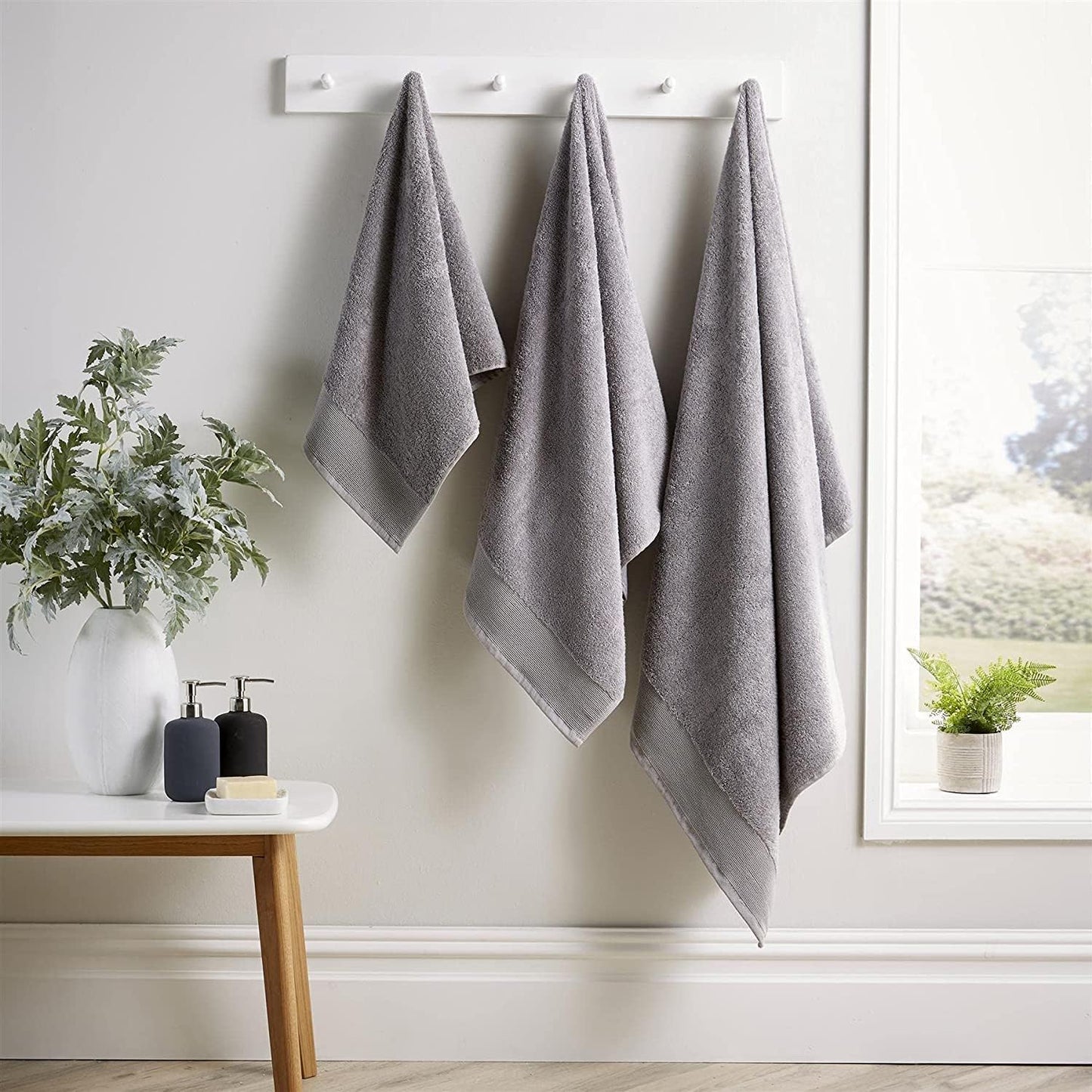 Bamboo Towels Bath Sheets Super Absorbent Bale Set Quick Dry Bath Towels Extra Soft 60% Bamboo 40% Cotton Bathroom Linen Hand Towel