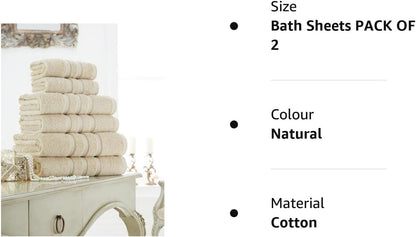 Luxury ZERO TWIST 100% Egyptian Cotton Super Soft 600 GSM Towels Hand Bath Towels Set