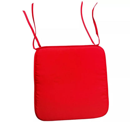 4X Chair Seat Pads Cushions Tie on Dining Chair Cushion for Garden Kitchen Patio