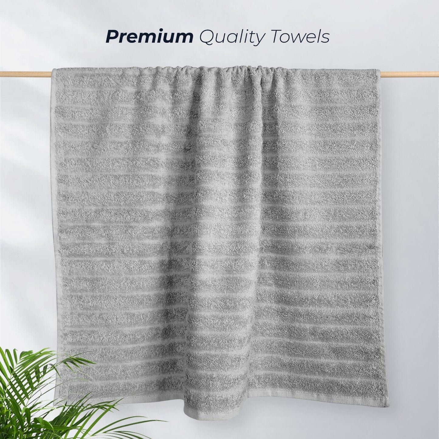 Hydro Cotton 6pcs Towels Bale Set 600 GSM Pure Ring Spun Cotton Super Soft Highly Absorbent and Quick Dry Hand and Bath Towels Sets
