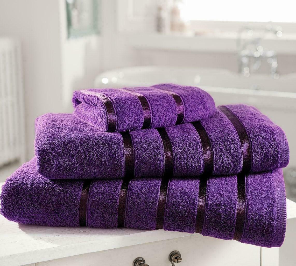 Kensington Stripe Egyptian Cotton Towels Bath Sheets Soft Absorbent