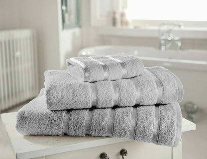 Kensington Stripe Egyptian Cotton Towels Bath Sheets Soft Absorbent
