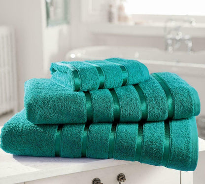 Kensington Stripe Egyptian Cotton Towels Bath Sheets Soft Absorbent