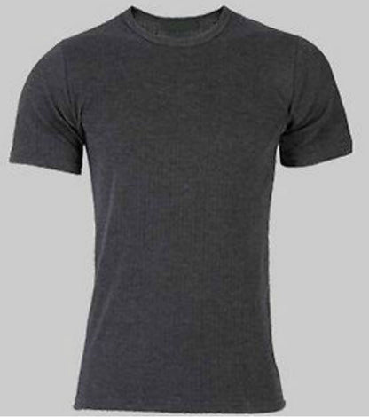 Pack of 4 Mens Thermal Half Sleeve T-Shirt Vest Winter Underwear Warm Plain Top Base Layer